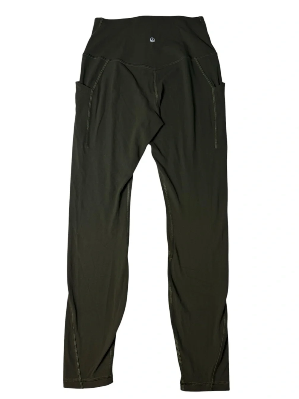 Lululemon Fast & Free High Rise Leggings Olive Green Size 6